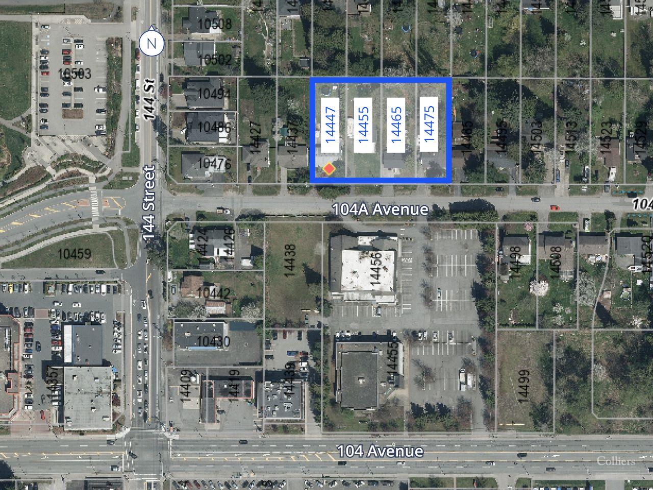 Land For Sale — 14447, 14445, 14465 & 14475 104A Avenue, Surrey