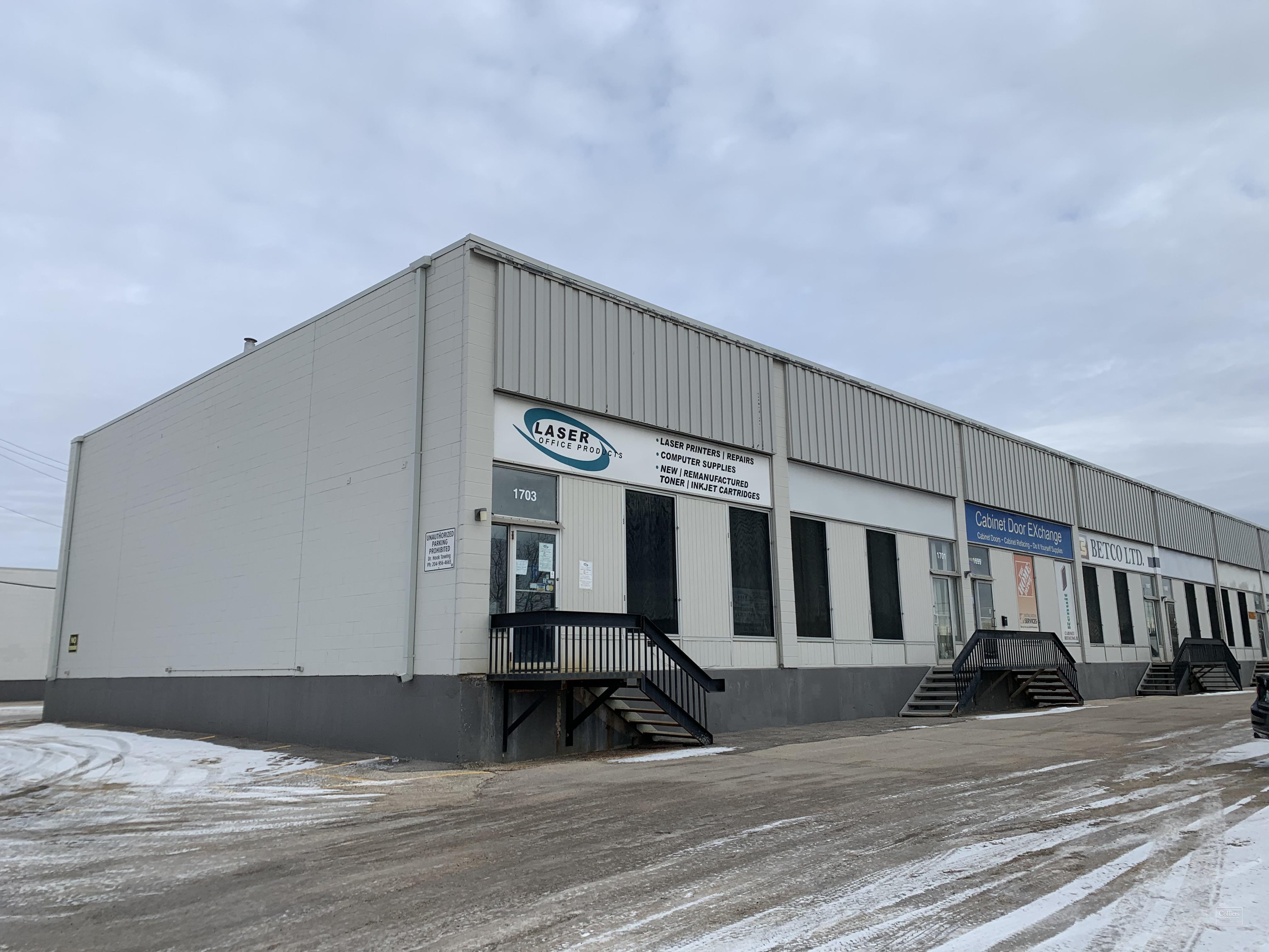 Industrial For Lease 1703 Dublin Avenue Winnipeg Manitoba
