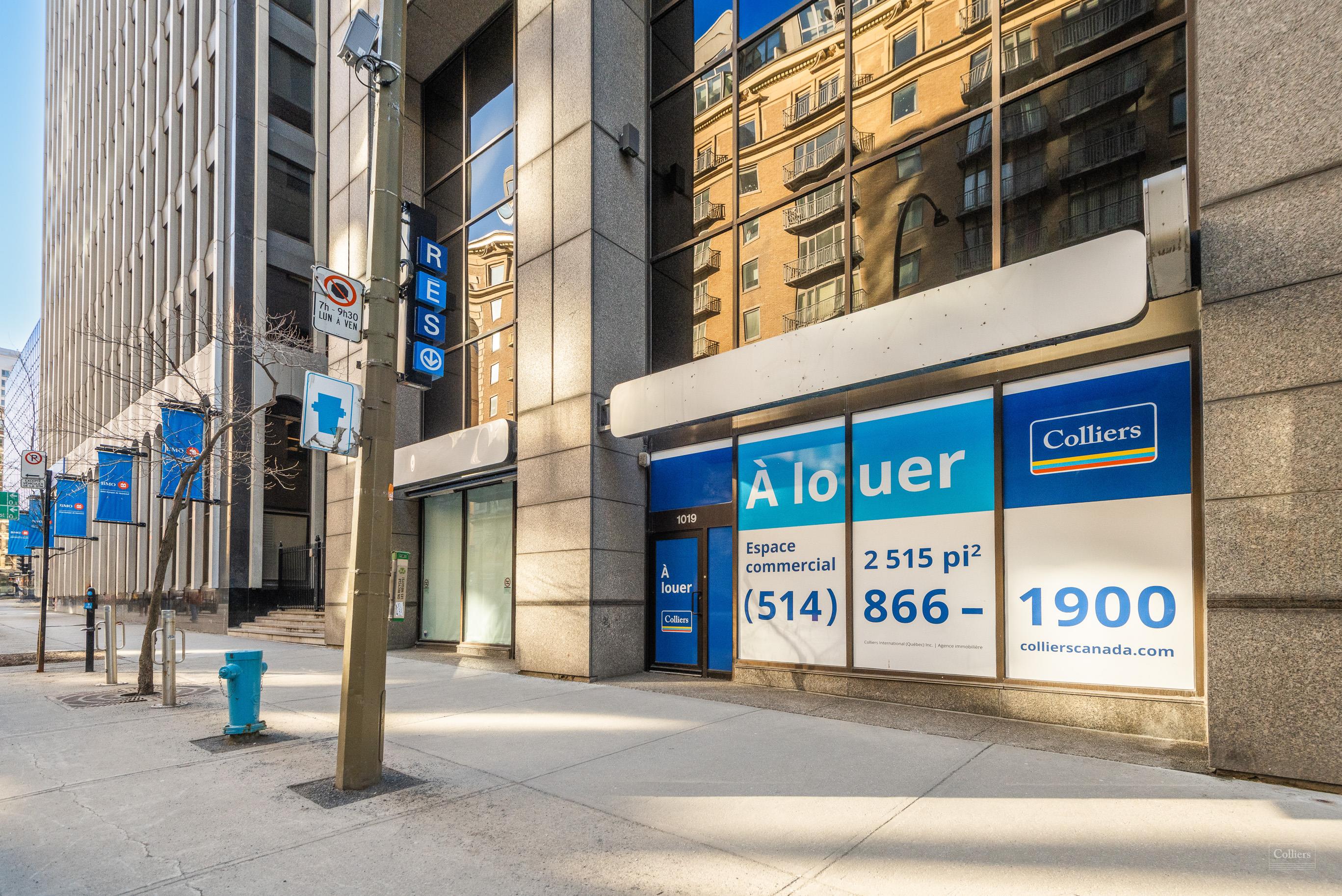 Retail For Lease — 1019-1021 de Maisonneuve Blvd. W. Montréal, Québec ...