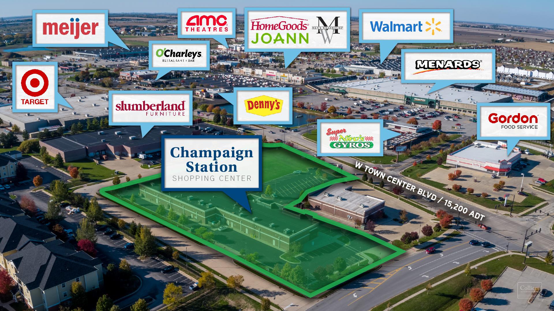 Retail For Sale 515 Town Center Blvd Champaign Il 61822 United States Colliers International