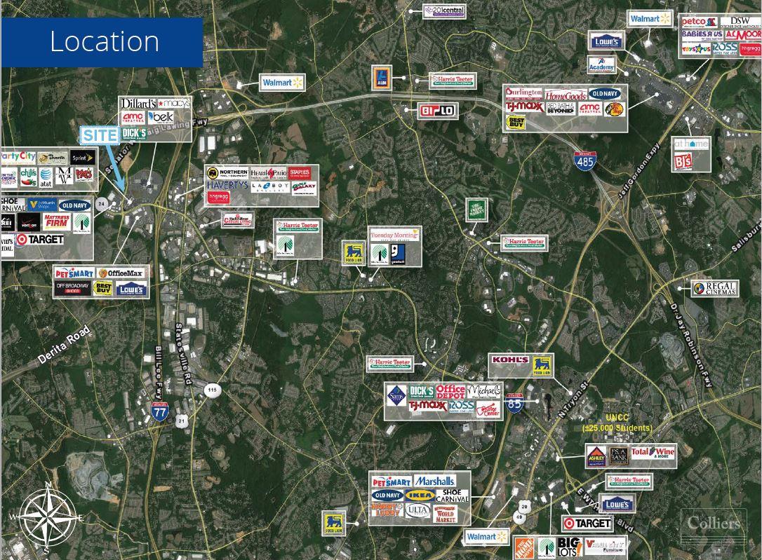 brush loyalty Noisy Land For Sale and Lease — 9929 Northlake Centre Parkway Charlotte, NC 28216  | United States | Colliers