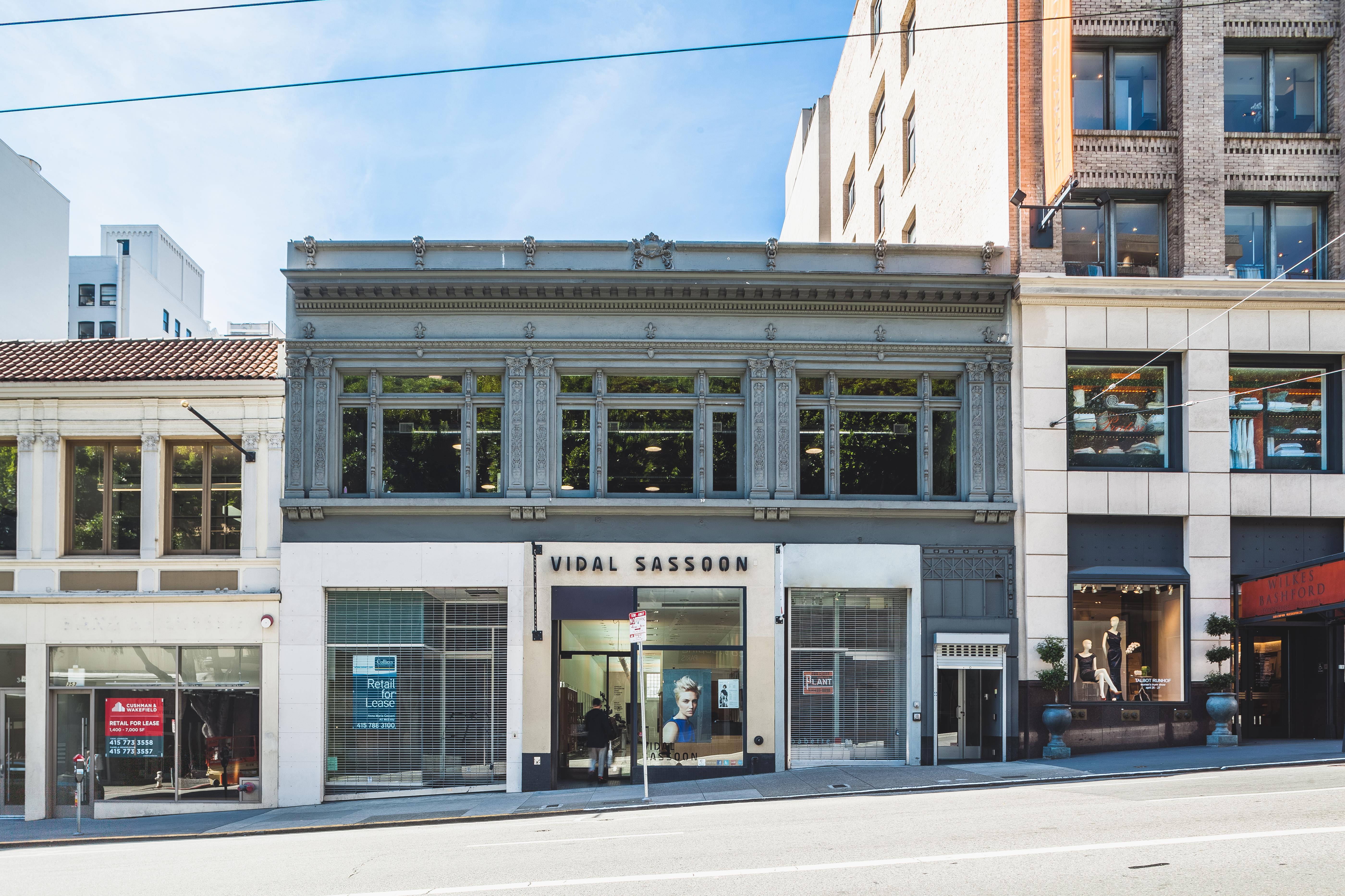 Retail For Lease 355 Sutter Street San Francisco Ca 94108