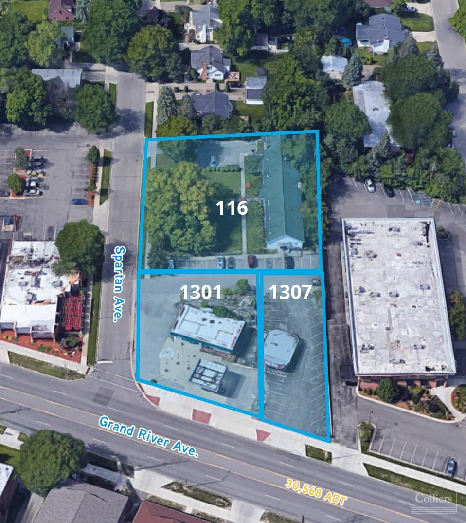 Land For sale — 1301 7 1307 E. Grand River Ave. East Lansing, MI 48823 |  United States | Colliers