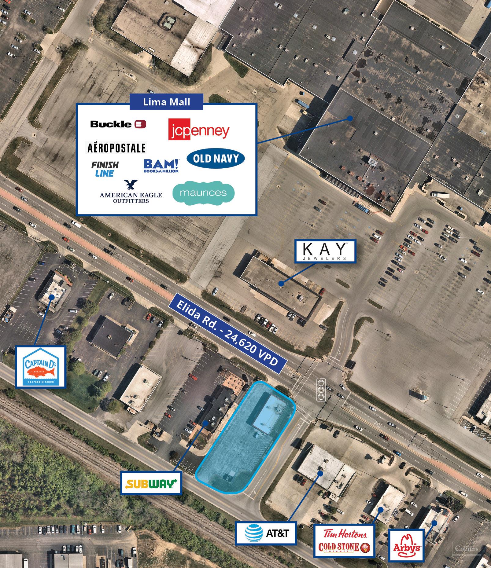 Retail For Sale and Lease — 2465 Elida Rd, Lima, OH 45805, USA | United  States | Colliers