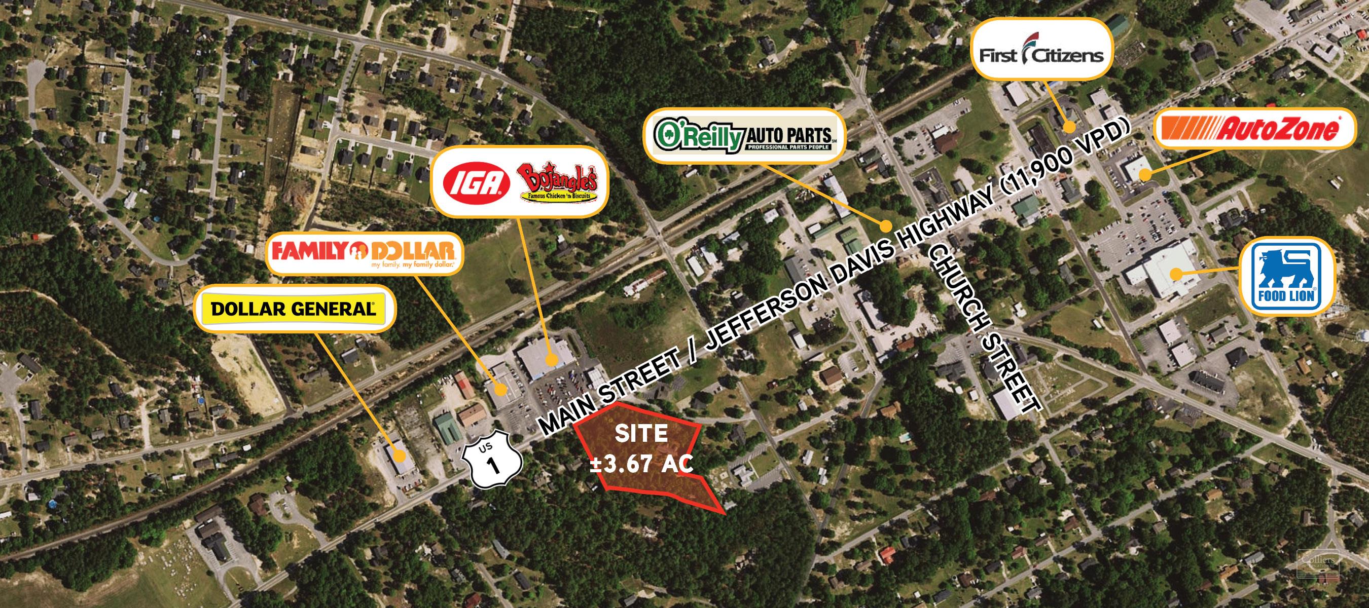 Land For Sale Main Street U S Highway 1 Elgin Sc 29045