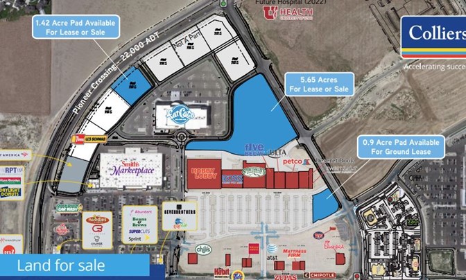 Retail For Sale and Lease — Pioneer Crossing & Redwood Road (NWC), Saratoga  Springs, UT 84045, United States