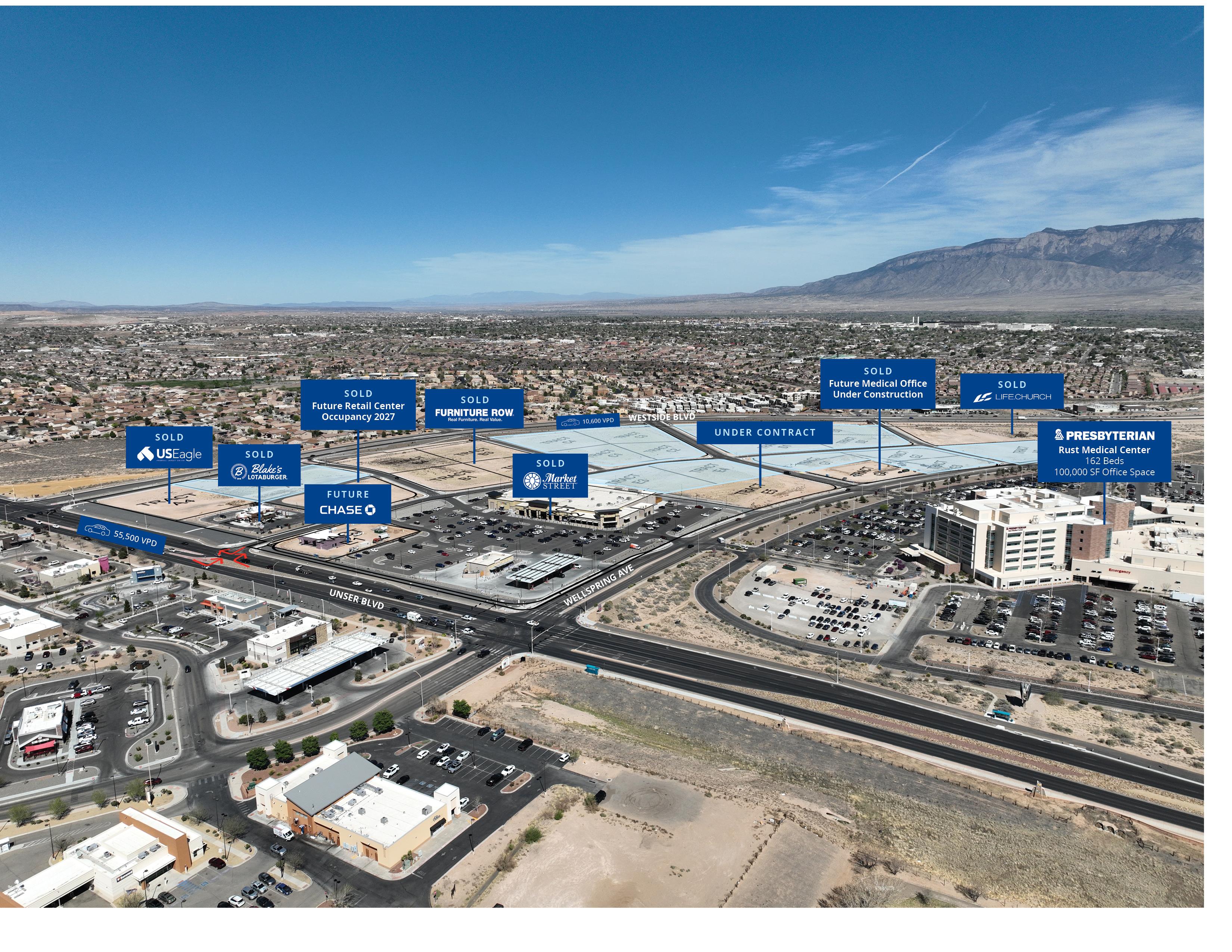 Land For Sale and Lease — Unser Blvd. & Westside Blvd. Rio Rancho , NM ...
