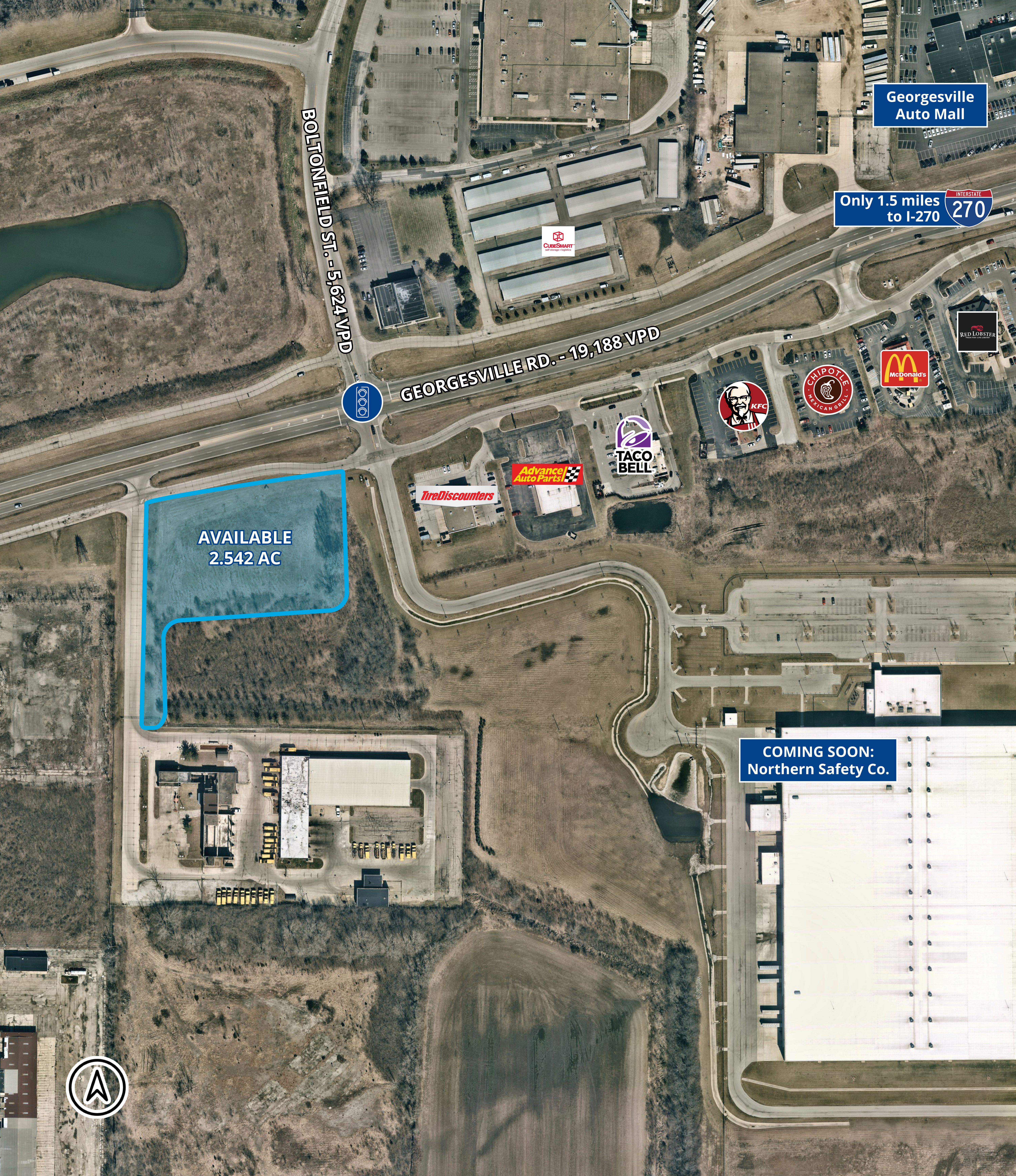 Land For sale — 1548-1568 Georgesville Road Columbus, OH 43228 | United ...