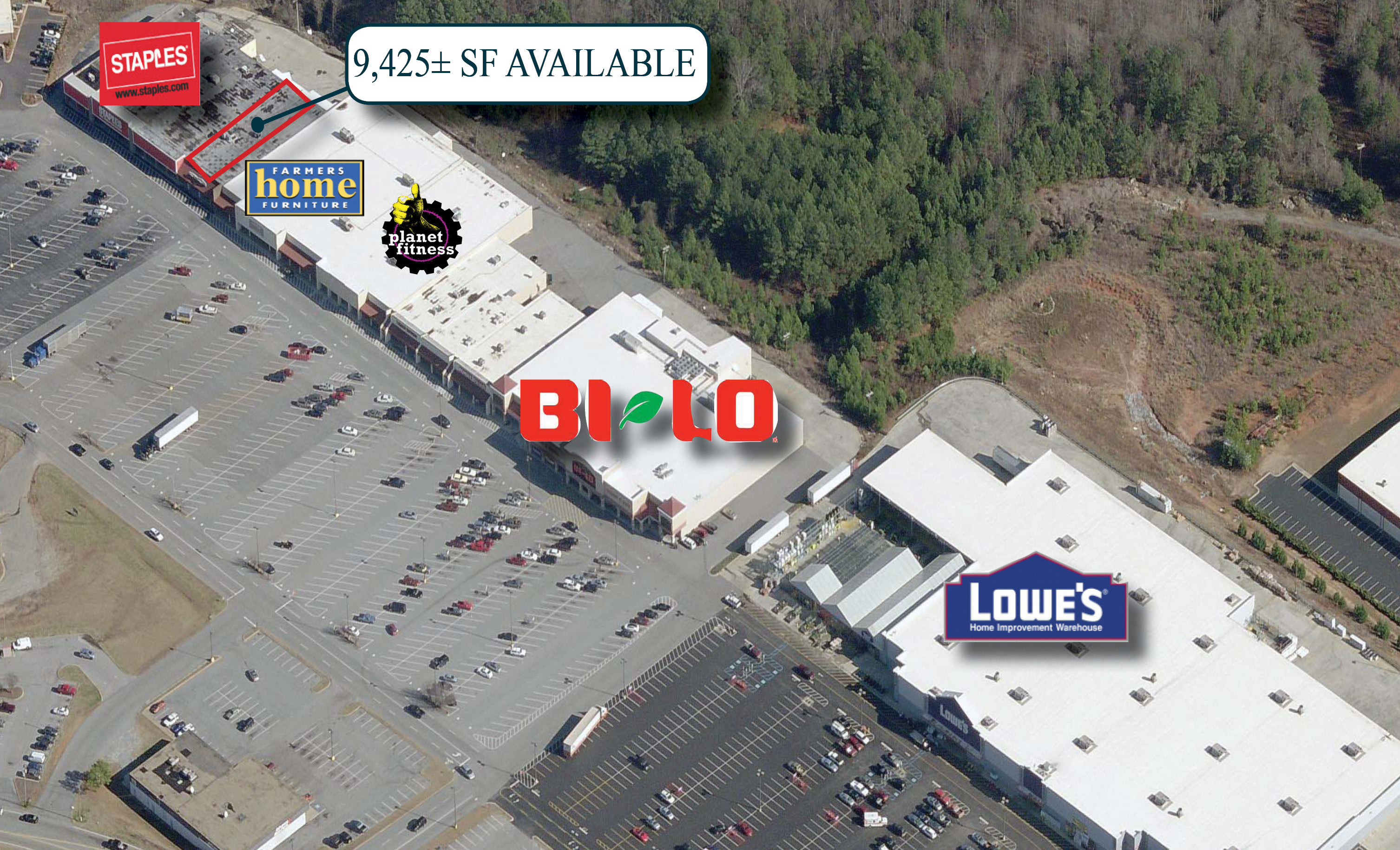 Retail For Lease 101 Bi Lo Place Seneca South Carolina