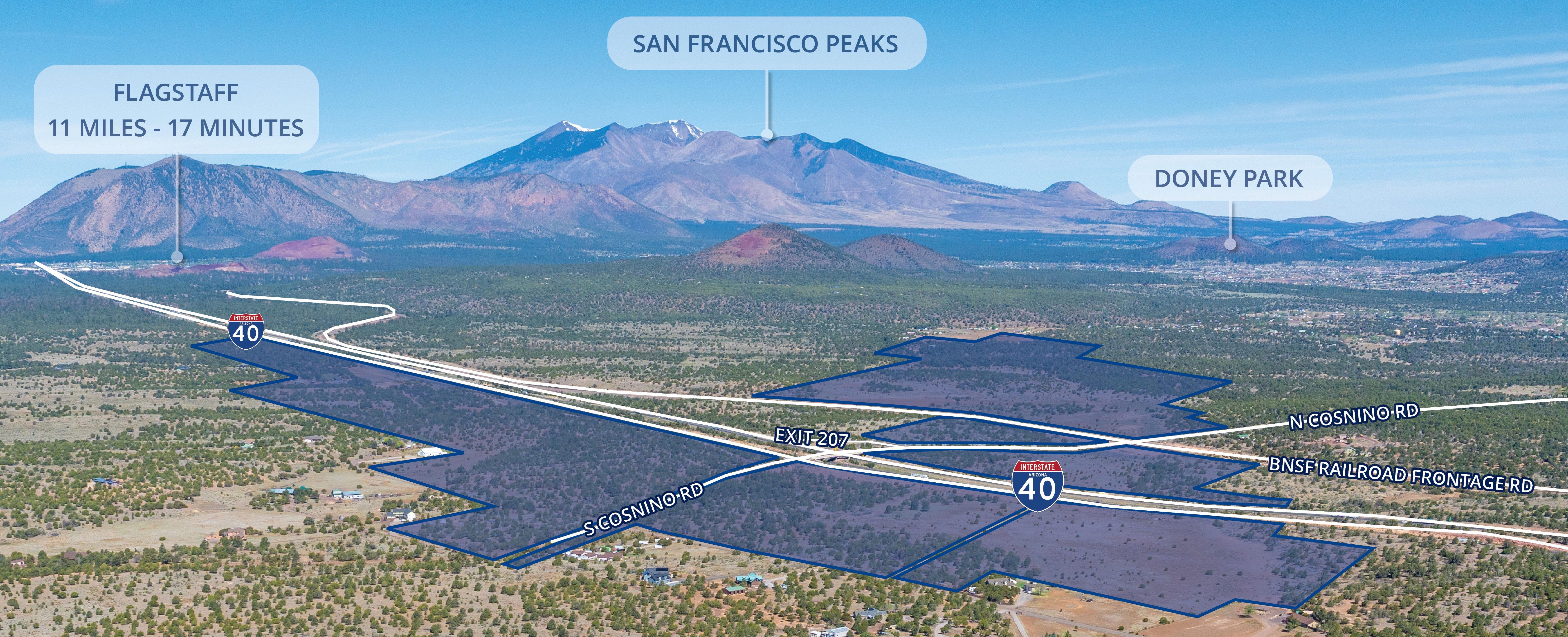 Land For sale — I-40 & Cosnino Rd Interchange (Exit 207), Arizona 86004 ...